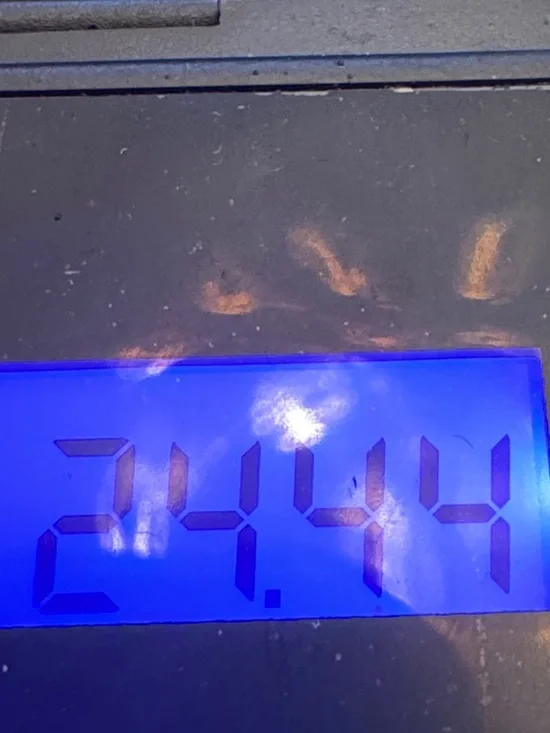 Blue-Green Opal Inlay Sterling Cuff Bracelet - Picture 9 of 10